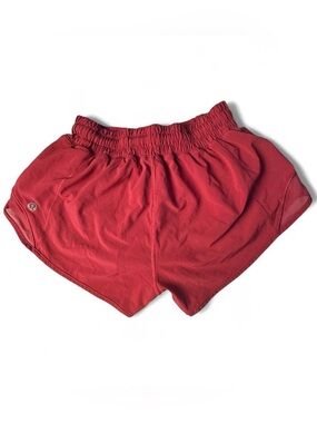 Lululemon Hotty Hot High-Rise Lined 2" Shorts Violet Red Women's Size 2
